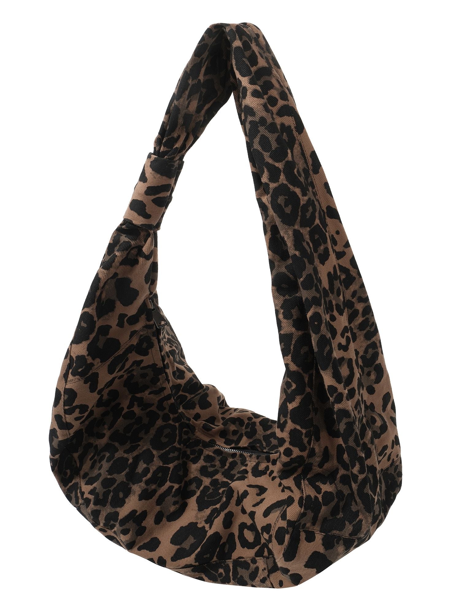 【TZ killer】LEOPARD PLEATED ARC SHOULDER BAG Amazon.com: Leopard Print Shoulder Bag with Bowknot Y2k