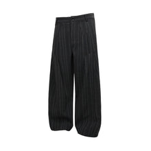 Load image into Gallery viewer, Striped pleated wide-leg pants, loose and versatile
