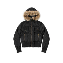 Load image into Gallery viewer, TZkiller Hooded Puffer Jacket, 90% White Duck Down Filling, Unisex Winter Outerwear
