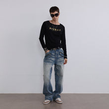 Load image into Gallery viewer, Z KILLER Rhinestone Long Sleeve Base Layer, Modal Fabric 2 Colors Unisex Slim Fit Long Sleeve Top

