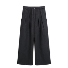 Load image into Gallery viewer, 50% wool "cloud pleated" streamer pleated loose wide-leg pants
