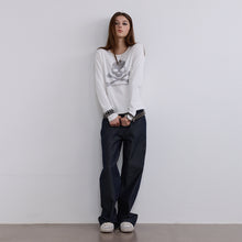 Load image into Gallery viewer, TZ KILLER Skull Rhinestone Long Sleeve Top, Soft Modal Fabric Unisex Streetwear Basic Shirt
