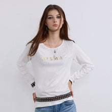 Load image into Gallery viewer, Z KILLER Rhinestone Long Sleeve Base Layer, Modal Fabric 2 Colors Unisex Slim Fit Long Sleeve Top
