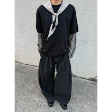 Load image into Gallery viewer, Layered Fake Two-Piece Long Sleeve
