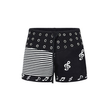 Load image into Gallery viewer, TZKILLER Women High Waist Striped Jacquard Slim Shorts Streetwear
