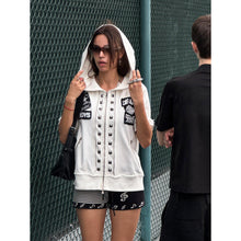 Load image into Gallery viewer, TZKILLER Women High Waist Striped Jacquard Slim Shorts Streetwear
