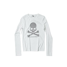 Load image into Gallery viewer, TZ KILLER Skull Rhinestone Long Sleeve Top, Soft Modal Fabric Unisex Streetwear Basic Shirt
