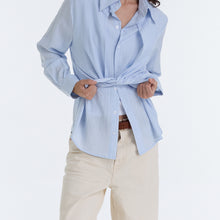 Load image into Gallery viewer, Ruched Stand Collar Long Sleeve Knit Top, 2 Colors Available Unisex Slim Fit Knit Shirt
