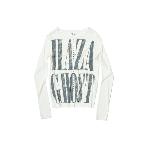 TZ killer Cross Rhinestone Vintage Printed Crew Neck Knit Top, Unisex Long Sleeve Shirt