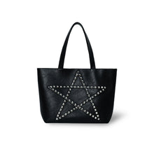 Lade das Bild in den Galerie-Viewer, TZ KILLER Large Capacity Tote Bag, 3D Digital Print Rivet Star Handbag Unisex
