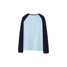 Lade das Bild in den Galerie-Viewer, Henley Raglan Long Sleeve Shirt, Casual Basic Pullover for Men Women
