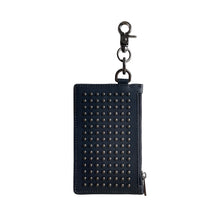 Load image into Gallery viewer, Rivet card holder, top layer cowhide leather, waist buckle key bag
