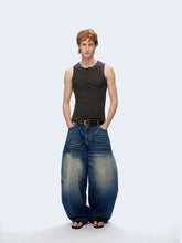 Lade das Bild in den Galerie-Viewer, Button Henley Slim Fit Vest Matching Sleeveless Top
