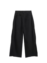Load image into Gallery viewer, Textured wide-leg tailored trousers
