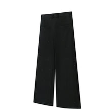Load image into Gallery viewer, Hot-ironed diamond pleated pants TR blended wide-leg versatile pants
