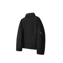 Lade das Bild in den Galerie-Viewer, Cracked-Texture White Duck Down Jacket, New Winter Warm Stand-Collar Loose-Fit Unisex Outerwear
