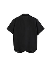 Load image into Gallery viewer, Structured V-neck loose shirt Cropped shirt
