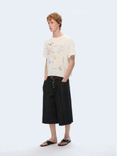 Lade das Bild in den Galerie-Viewer, Graffiti hand-painted short-sleeved soft and comfortable T-shirt
