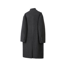 Load image into Gallery viewer, Wool Deconstructed Coat with Detachable Button Scarf

