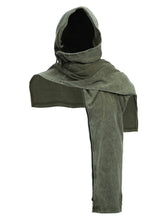 Load image into Gallery viewer, Washed Distressed Multiple Wearing Method Scarf - Army Green
