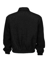 Load image into Gallery viewer, 3D Rose Textured Shoulder Pad Silhouette Jacket
