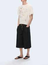 Lade das Bild in den Galerie-Viewer, Steak button cropped jeans

