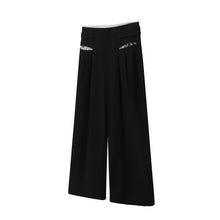 Load image into Gallery viewer, Pleated drape trousers, waist adjustment, wrinkle-resistant loose trousers
