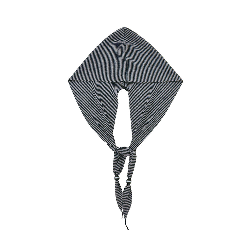 Retro Striped Wool Shawl with Hood & Drawstring, Unisex Versatile Style for Autumn & Winter