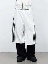 Load image into Gallery viewer, Loose Patchwork Stripes Contrast Color Pants - Bottom
