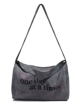 Load image into Gallery viewer, Dirty Slogan Distressed Crossbody Bag
