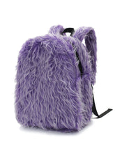 Load image into Gallery viewer, Plush Tassel Backpack - Purple
