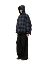 Load image into Gallery viewer, Loose Fit Hooded Convertible Lattice Jacket
