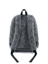 Load image into Gallery viewer, Plush Tassel Backpack - Light Gray
