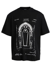 Load image into Gallery viewer, Dark Night Print Heavy Silhouette T-Shirt
