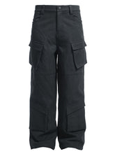 Load image into Gallery viewer, Deconstructed Multi-Pocket Overalls - Dark Gary
