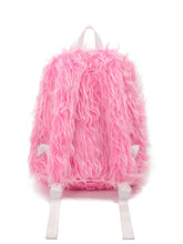 Load image into Gallery viewer, Plush Tassel Backpack - Pink
