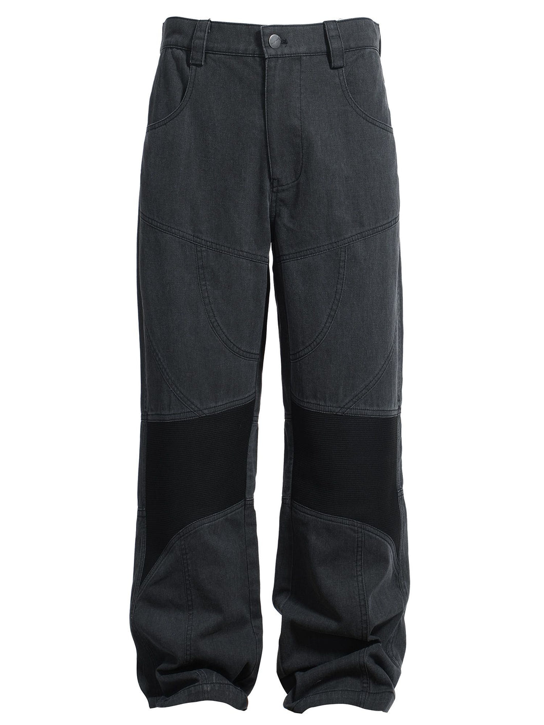 Deconstructed Stitching Washed Pant