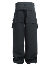 Load image into Gallery viewer, Deconstructed Multi-Pocket Overalls - Dark Gary
