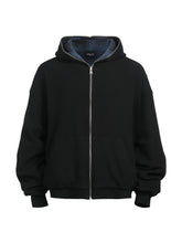 Load image into Gallery viewer, Loose Fit Hooded Convertible Lattice Jacket
