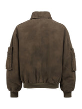 Load image into Gallery viewer, Washed Vintage Workmanship Multi-Pocket Jacket - Brown
