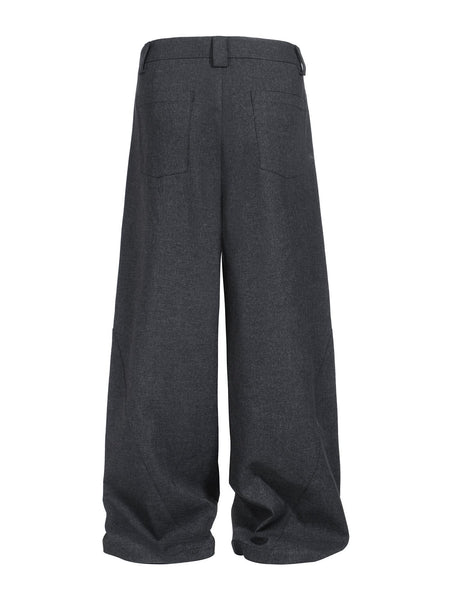 Deconstruction Wide-leg Cleanfit Trousers