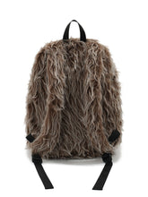 Load image into Gallery viewer, Plush Tassel Backpack - Brown
