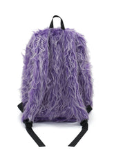 Load image into Gallery viewer, Plush Tassel Backpack - Purple
