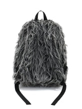 Load image into Gallery viewer, Plush Tassel Backpack - Dark Gray
