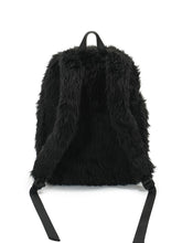 Load image into Gallery viewer, Plush Tassel Backpack - Black
