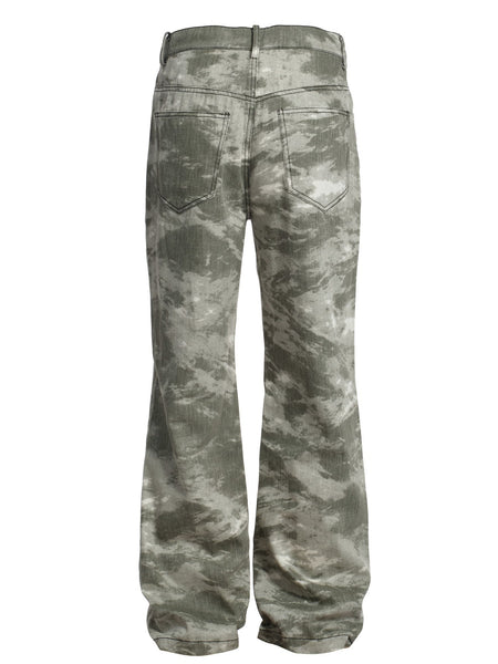 Camouflage Embroidery Flares - Forest Camouflage