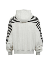 Load image into Gallery viewer, Stripes Stars Zipper Hooded Jacket - Top
