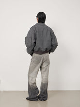 Load image into Gallery viewer, Washed Vintage Workmanship Multi-Pocket Jacket - Grey
