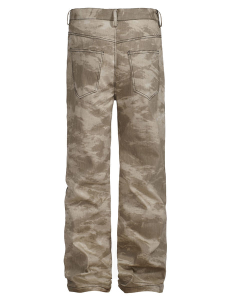 Camouflage Embroidery Flares - Desert Camouflage