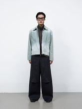 Load image into Gallery viewer, Gradient Washed Deconstructed Denim Jacket
